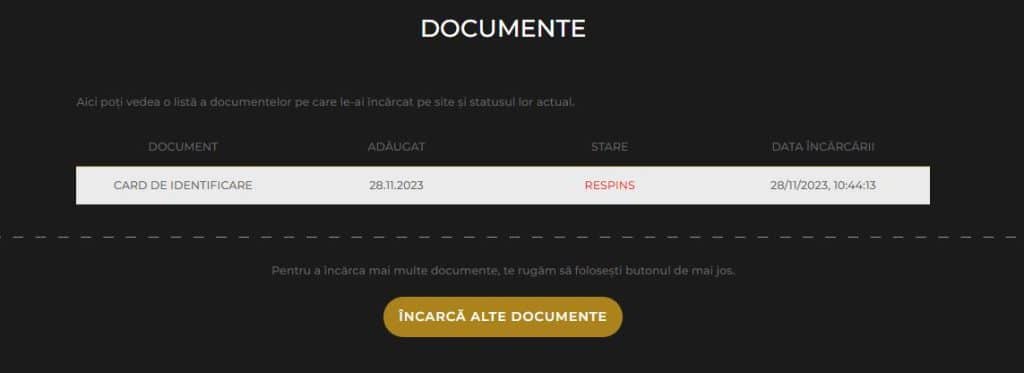 cum poți vedea documentele respinse pentru verificare princess