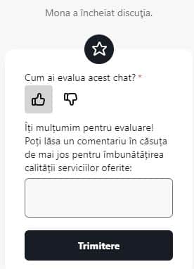 cum oferi feedback pe live chat las vegas